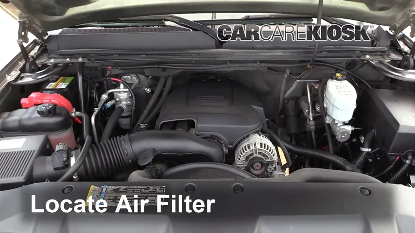 2009 GMC Sierra 2500 HD SLE 6.0L V8 Crew Cab Pickup (4 Door) Air Filter (Engine)